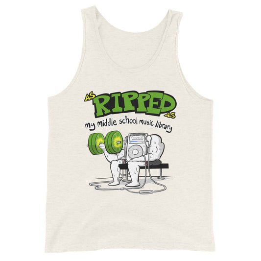 Ripped Music Tank Top